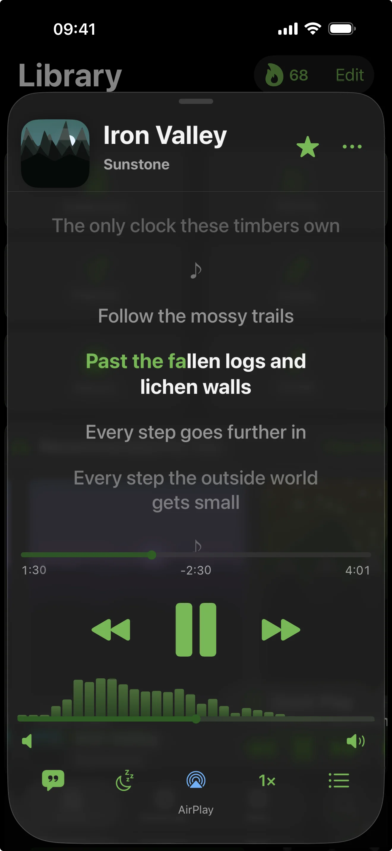 Synced lyrics in Dee Jellie