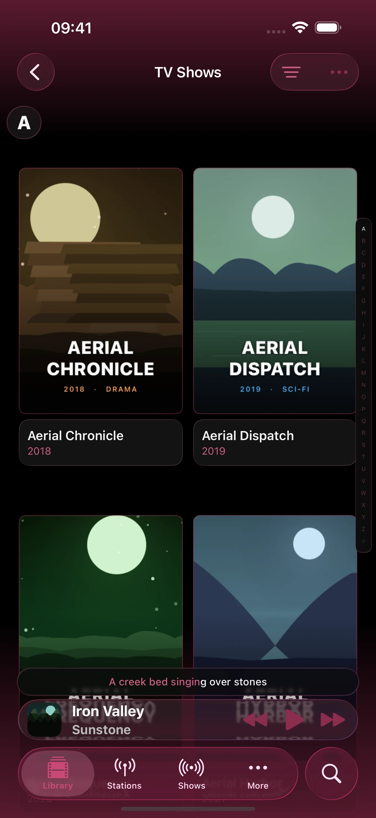 Every series, one view
